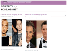 Tablet Screenshot of celebritynosejobs.net